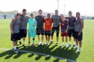 Justin Bieber gioca a calcio con il Barcellona